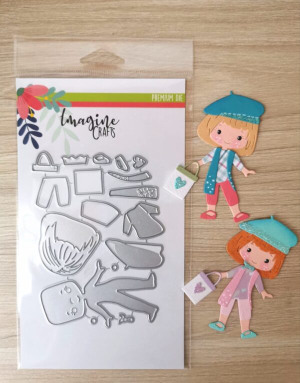 Niña compras Imagine troquel