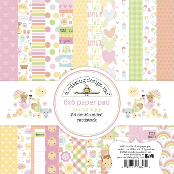 Bundle of joy papel 6x6 Doodlebug