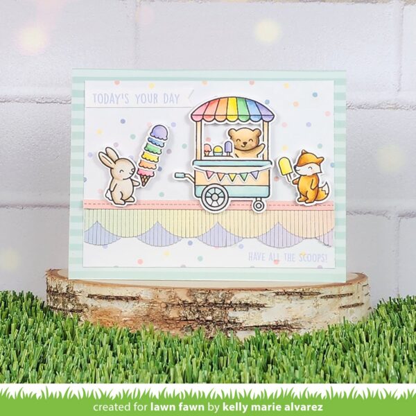 Treat Cart sello Lawn fawn - Imagen 2