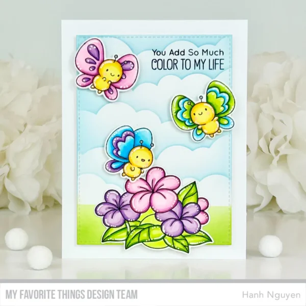 Bubbly Butterflies sello  mft - Imagen 3