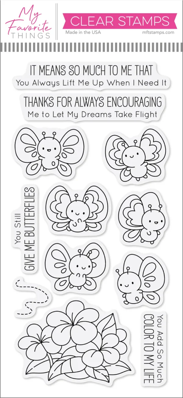 Bubbly Butterflies sello  mft